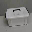 Sandmovie 2 Layers Plastic Storage Bin, Family First Aid Box, 2 Packs