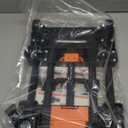 Folding Hand Truck 500lbs, Portable Heavy Duty Dolly Cart, 6 Wheels Collapsible Luggage Cart with 2 Elastic Ropes - Compact Trolley Cart for Easy Moving - Ideal Hand Cart for Travel and More (1.70, Black)