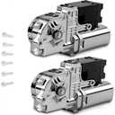 JUSNBASR 2 PCS Sunroof Moon Roof Motor BB5Z15790A BB5Z15790D Compatible with Ford Explorer 2011-2017 Sport Utility Left or Right