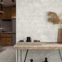 VEELIKE 15.7''x118'' Concrete Wallpaper Peel and Stick Textured Limewash Wallpaper for Bedroom Bathroom Wall Removable Self Adhesive Concrete Contact Paper for Countertops Waterproof Cement Wall Paper