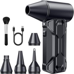 Honornic Compressed Air Duster, 110000 RPM High-Speed Electric Air Duster with Brushless Motor, 3-Speed Settings