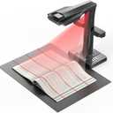 CZUR ET MAX Professional Book Scanner, 38MP Document Camera, Laser Curve-Flatten, USB High Speed Document Scanner, 180+ Languages OCR, Capture A3, Support HDMI, for Windows/MacOS/Linux
