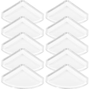 TEHAUX Baby Corner Protector Soft Transparent Silicone Edge Guards 1.18 Inch Clear Table Corner Bumpers Child Proofing Safety for Furniture Edges