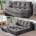 MAXYOYO Folding Sofa Bed, Convertible Chair Bed with Pillow, Loveseat