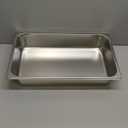 Kichwit Stainless Steel Cat Litter Box for Elderly Cats, Arthritic Cats, Small Kittens, Litter Pan for Hamsters Rabbits, Non Stick Smooth Surface, 21.1" L x 13.1" W x 4" H