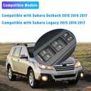 Power Master Window Switch Left Driver Side Compatible with Subaru Outback Legacy 2015-2017 Replace 83071AL44D 83071AL44A 83071AL44B 83071AL44C 3 Pins and 16 Pins