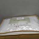 ROSGONIA Twin/Twin XL Comforter Set for College Girls Boys White, 1 Boho Comforter & 1 Pillowcase, Lightweight Kids Comforter All Season Dorm Bedding