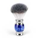Handmade Synthetic Shaving Brushes, Shave Brush for Wet Shave With Shaving Cream & Soap, Fast Lather - Best Shave of Your Life for Double Edge Razor, Straight Razor or Shaving Razor. (Blue)