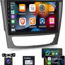 Car Radio for Mercedes Benz E Class W211 E200 CLS W219 2002-2009, [2G+64G] 9 inch Android 13 Touch Screen Car Stereo, Carplay/Android Auto/Bluetooth/WiFi +AHD Backup Camera+MIC