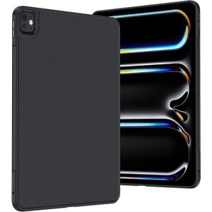 BENKS ArmorPro Case for iPad Pro 11 Inch (M5 2025/ M4 2024), Slim & Lightweight Shockproof Cover with Pencil Holder, Supports Apple Pencil Charging, Built with Dupont Kevlar Fiber and TPU