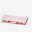 Geoto 6 Pack 17.3"x6"x2" Pink/Red/White Creative Mother's Day Packaging Idea Fillable MOM Letter Shaped Gift Boxes (Pink), 1 count