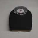 Adamson A24 Scales for Body Weight - Up to 350 LB - New - Anti-Skid Rubber Surface Extra Large Numbers - High Precision Bathroom Scale Analog - Durable with 20-Year Assurance - Black