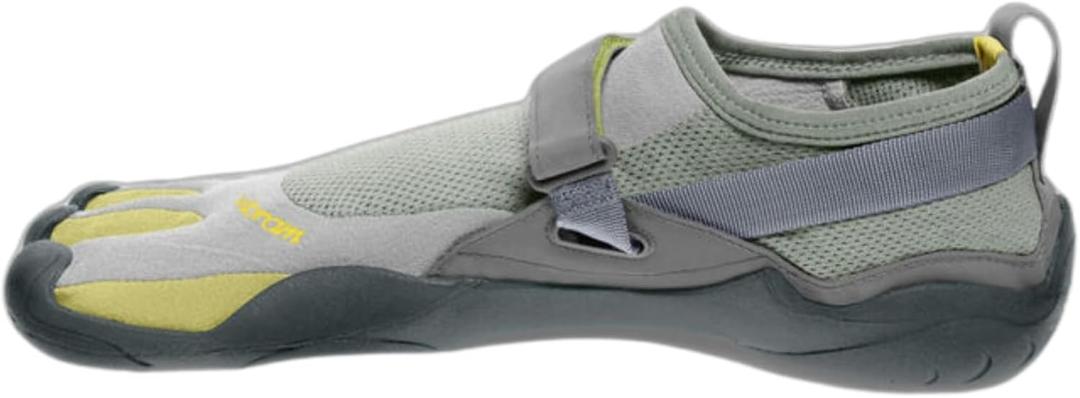 Vibram Men's FiveFingers KSO Trail Hiking Shoe (9 - 9.5 US, Grey/Palm/Clay,)