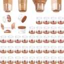 CHUNZEXI 24 Pack Chair Leg Floor Protectors for Hardwood Floors, Silicone Felt Covers Pads Caps, Protect Wood Furniture Feet Floors Noise Reduce and Scratch (Universal Large & Clear)