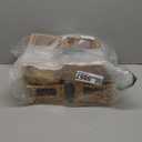 4 Small 3.6 QT Water Hyacinth Wicker Baskets for Shelves, 10" Long Woven Pantry Organizers and Storage Basket, Decorative Ratten Shallow Rectangle Baskets for Organizing Countertop Bathroom