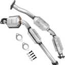 Left Right Catalytic Converter Compatible with Ford Crown Victoria, Lincoln Town Car, Mercury Grand Marquis 2003-2011 4.6L V8 Catalytic Convertor Direct-fit 30383 30384 (EPA Compliant)