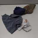 Simple Joys by Carter's Baby Boy's 4-Pack Fleece Pant Pants, grey/ navy/ brown/ bear print, 0-3 Months
