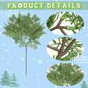 Jutom 20 Pcs 17 Inch Christmas Fake Juniper Cedar Pine Branches, Faux Cedar Branches Artificial Christmas Sprigs Picks for Home Decoration Garland Wreath DIY Craft Garden Holiday