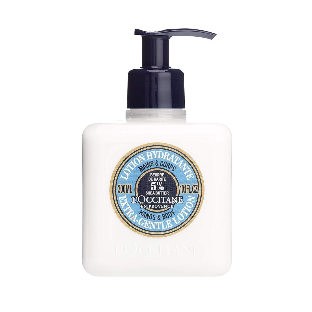 LOCCITANE Shea Butter Extra-Gentle Moisturizing Lotion: Organic Verbena Extract, Relaxing Lavender, Comfort Skin, Fast-Absorbing Lotion, With 5% Organic Shea Butter, Vegan, Lightweight