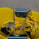 Yellow High Back Full Bucket Playset Toddler Swing with Plastisol-Coated Chains