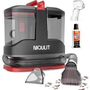 Portable Carpet & Upholstery Spot Cleaner Machine, with Brush head and Solution