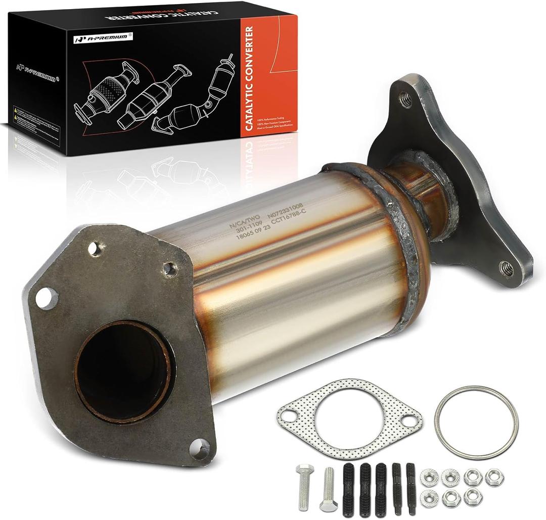 A-Premium Front Catalytic Converter Kit Direct-Fit Compatible with Chevrolet Malibu 2013-2015, Malibu Limited 2016, Impala 2014-2016, 2.5L, EPA Compliant