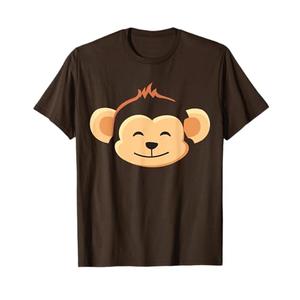 Monkey Costume for Kids MONKEY Halloween Costume T-Shirt Size, M