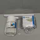 IDea Home Tools Set, Suction Soap Dish, Soap Pump and Plastic Suction Squeegee, White (3 Pack)