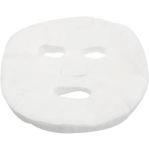 100 Pcs DIY White Color Natural Spa Skin Care Skin Fiber Paper Pre-cut Facial Paper Sheet Facial Mask