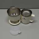 STANLEY Perfect Brew Pour Over Set | 12 oz Camp Mug with Lid Included | Drip Coffee Maker with Reusable Filter | Insulated Stainless Steel | BPA-Free | Cream Gloss