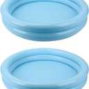 2pcs Inflatable Sand Tray Inflatable Swimming Pool for Floating Fishing Game Bathtub Portable Sand Tray Outdoor Party Food