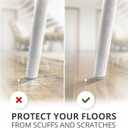 357 pcs White Felt Furniture Pads X-Protector! Huge Quantity of Furniture Pads for Hardwood Floors with Many Big Sizes Your Ideal Wood Floor Protectors for Furniture. Protect Any Type of Hard Floor