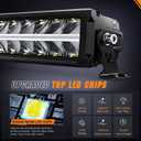 Nilight LED Light Bar with Amber DRL 30 Inch 240W Offroad Light Anti-Glare Flood Spot Combo LED Driving Light IP68 w/ 12AWG DT Connector Wiring Harness for Pickup Truck SUV ATV UTV Boat 4x4