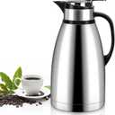 102 Oz Thermal Coffee Carafe, 3 Liter Stainless Steel Thermal Carafe, Double Wall Insulated Coffee Server, Fully Sealed Coffee Dispenser Keep Hot 12 Hours, Vacuum Thermal Pot for Coffee, Tea