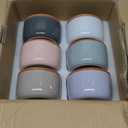 Morandi Color Ramekins Set of 6, 6 oz Creme Brulee Ramekin Oven Safe, Porcelain Ramekin Bowls, Mini Cheesecake Pans, Small Baking Dish, Dipping Sauce Bowls, Ramekins for Baking Souffle, Ice Cream