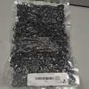 2 x Black Rubber Bands for Hair, Mini 13mm 0.5 Inch, 2000Pcs Rubberbands, Small Hair Rubber Bands, Soft Elastic Bands for Braids, Office, School Supplies