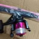 Fiberglass Fishing Pole - Strike Series 78-Inch Collapsible Rod and Spinning Reel Combo, EVA Handle, Pre-Spooled Reel, Fishing Gear for Catching Walleye, Bass, Trout, and More by Wakeman