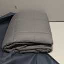 CuteKing Weighted Blanket (7lbs, 40"x 60", Grey) Heavy Blanket for 60-80lbs, Weighted Blanket for Cooling & Heating with Premium Glass Beads, Thick Blanket All-Season