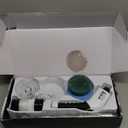 Electric Spin Scrubber, Full-Body IPX7 Waterproof Cordless Shower Scrubber with 4 Replaceable Heads, Upgraded Extension Handle, 2H Work Time, 2 Speeds for Bathroom Shower Tile Glass (Black)