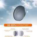 suoso Polarized Sports Sunglasses for Men: UV400 Protection Glasses Womens Wrap Around Goggles for Driving Fishing (A6-silver)