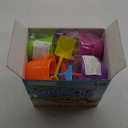 ArtCreativity 4 PC Mini Beach Playsets - Set of 12 - Each Play Set Includes 1 Sand Bucket, 1 Shovel, 1 Rake, and 1 Scoop - Birthday Treats for Boys and Girls Party Favors for Kids and Toddlers