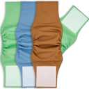 MICOOYO Belly Bands for Male Dogs, Reusable Dog Diapers Male, Washable Doggy Diapers for Puppy Training, Incontinence, Marking, L, Pack of 3
