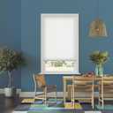Cordless Light Filtering Cellular Shades for Windows - 35" W x 64" L - White, Over 500 Custom Sizes Starting at 24.97, Energy-Saving Honeycomb Design, Seamless Free-Stop Window Blinds by Lumino
