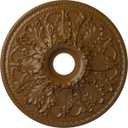 Ekena Millwork CM23ASSTF Ceiling Medallion, Smokey Topaz