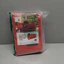 Zober Large Christmas Tree Storage Bag - Fits 9 Ft Artificial Trees - Plastic, Waterproof Christmas Tree Bag For Storage Box For Xmas - Strong, Durable Handles - Label Card Slot - Red