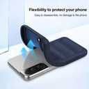 Silicone Case for Samsung Galaxy S22, Anti-Scratch Microfiber Lining, Shockproof Case with Camera Protection, Blue