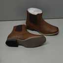 J's.o.l.e Ankle Cowboy Boots for Men Square Toe Chelsea Boots Mens Casual Retro Stylish Boots Size 9
