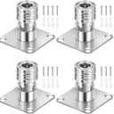 Tandefio 4 Pack 1/4" Fast Connect Pressure Washer Foam Cannon Holder Nozzle Tip Holder Wall Mountable Automatic Foam Cannon Mount Pressure Washer Accessories Storage Rack with Stainlesss Hardware