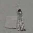 Stainless Steel Soup Spoons Long Handled Spoons Silver Pack of 5 (8.7x1.6 inches)