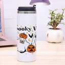 2 x 8 Sheet UV Dtf Cup Wraps for 16 Oz Glass Cups Halloween Waterproof UV Dtf Transfers Ready to Press Stickers Rub on Transfers for Crafts Wrap Decals for Tumblers Mugs Wood Car Decor -Funny Pink Ghost